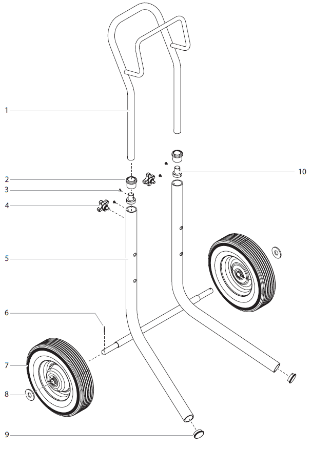 AirCoat 620 Cart Assembly AirCoat 620 Cart Assembly
